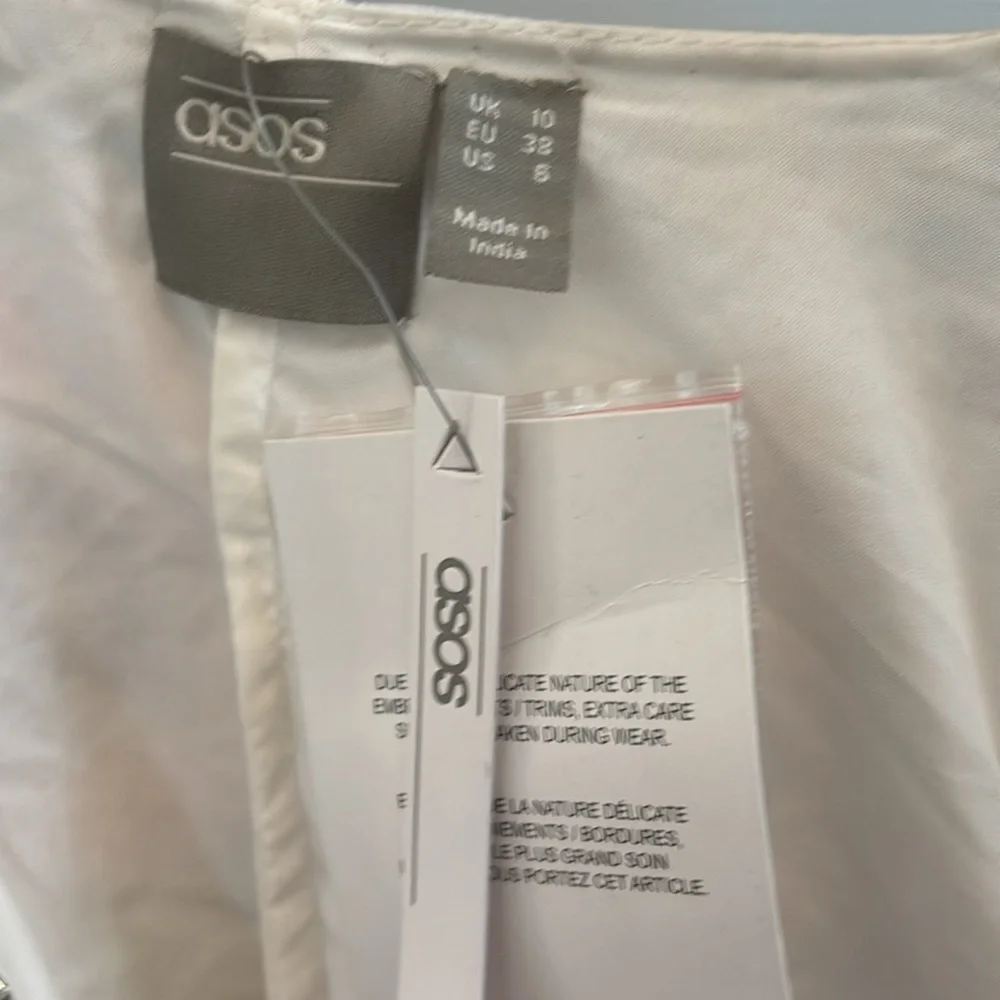 ASOS Fully Beaded Wrap Mini Dress NWT - Picture 3 of 8